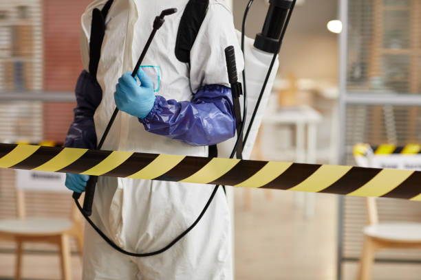 Professional Sewage Cleanup technician working in Fort George G Meade, MD